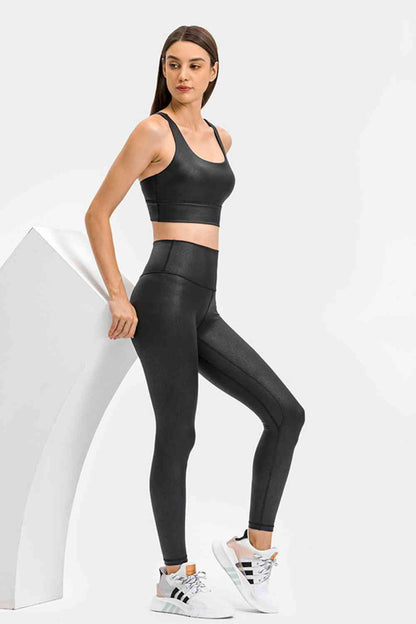 Legging de sport à poche invisible