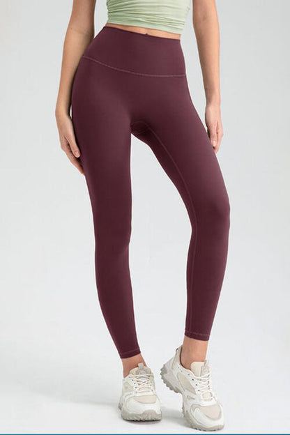 Leggings deportivos de cintura alta con cintura ancha