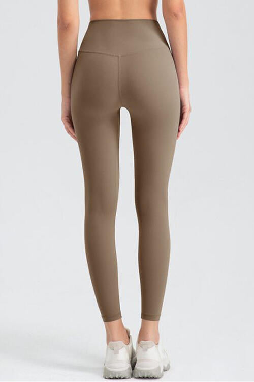 Leggings activos de corte slim con cinturilla ancha