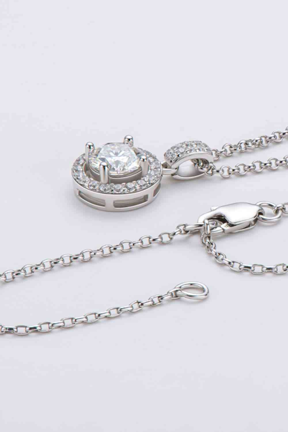 Collier avec pendentif en argent sterling 925 et zircone