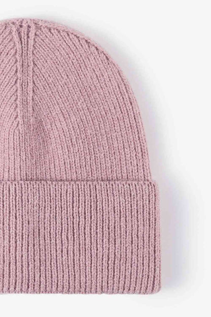 Gorro de punto cálido en días fríos