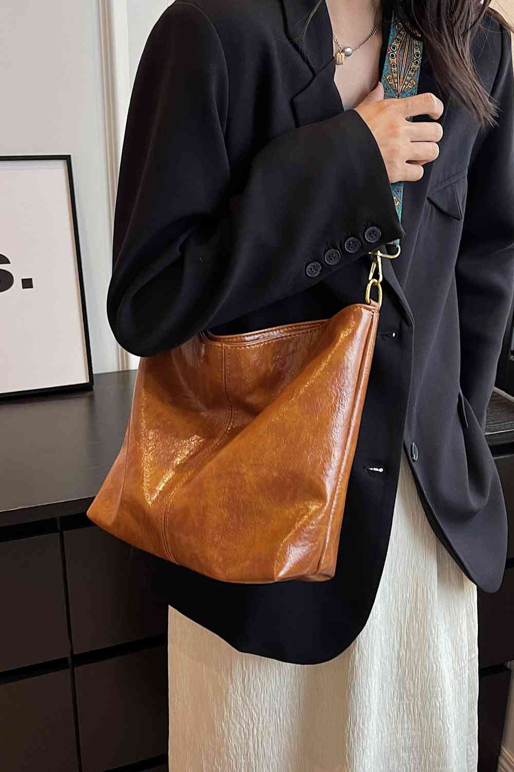 Sac à bandoulière en cuir PU adoré