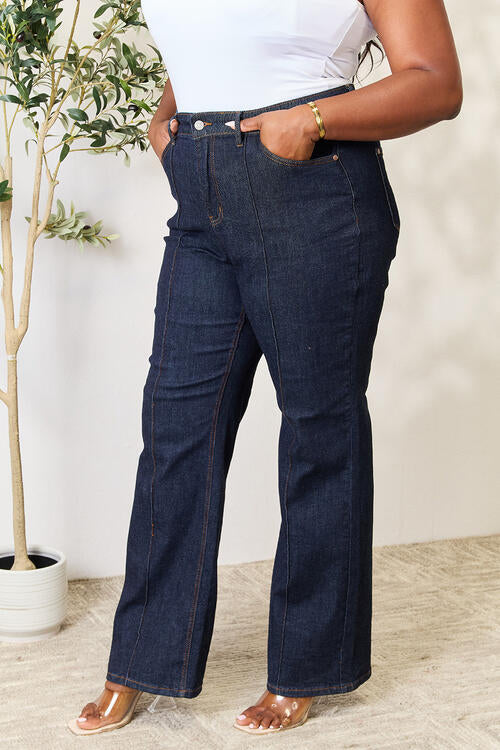 Jean large taille haute Judy Blue pleine taille