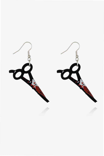 Boucles d'oreilles pendantes d'horreur sanglante