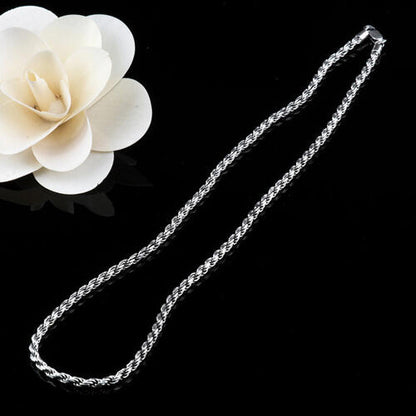 21.7" Snake Chain 925 Sterling Silver Necklace