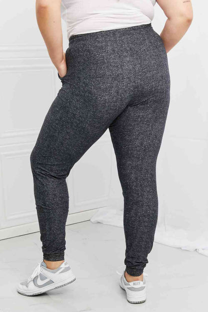 Leggings Depot Stay In - Pantalon de jogging taille pleine avec cordon de serrage