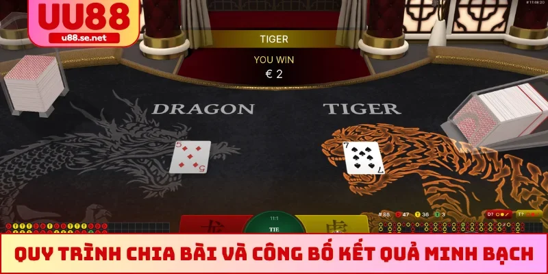 Quy trình chia bài và công bố kết quả minh bạch